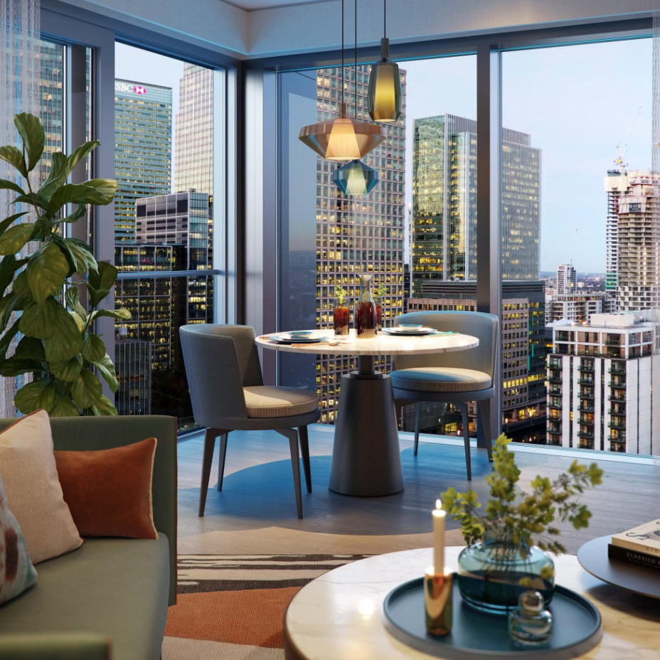 fashioned apartment in aspen canary wharf